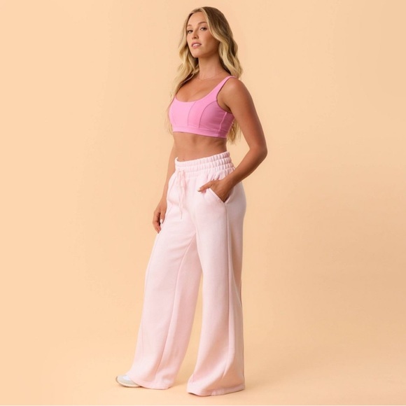 NWT! Target X Blogilates Women's Travel Trouser High-Rise Wide Leg Sweatpants M - Picture 4 of 9